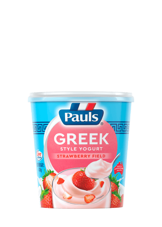 Greek Yogurt Strawberry Yogurt Flavour 470g Pauls Export site